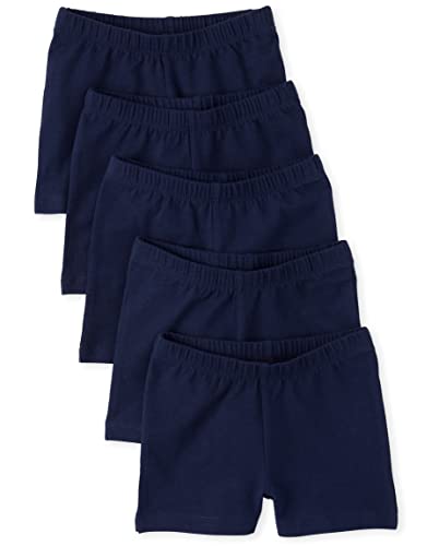 The Children's Place Girls Basic Cartwheel Short, Tidal 5 Pack, X-Small