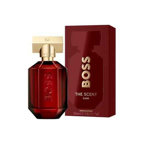 BOSS Hugo The Scent Elixir Parfum Intense ? Women's Ambery Perfume ? With Notes of Pink Peppercorn, Atropa Belladonna Flower & Amber Accord? Luxury Perfumes for Women ? Long Lasting Fragrance