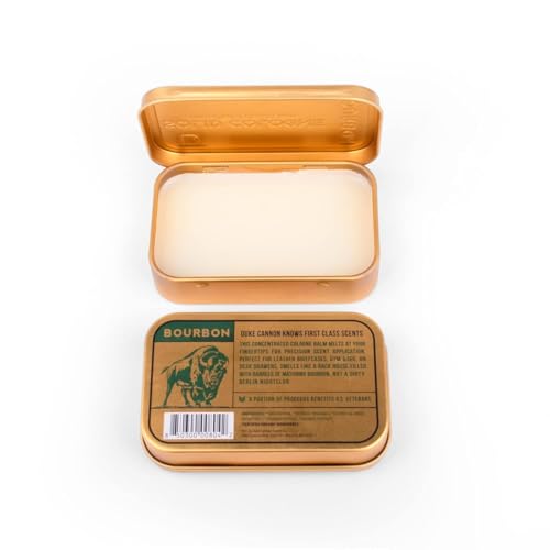 Duke Cannon Solid Cologne for Men Bourbon - Balm Tin