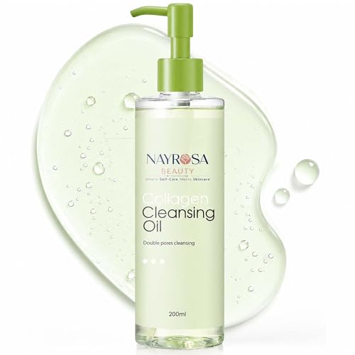 Collagen Cleansing Oil for Face - Waterproof Makeup Remover