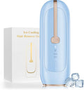 IPL Laser Hair Removal Device with Sapphire Ice Cooling - Nearly Painless, 21J, 41°F