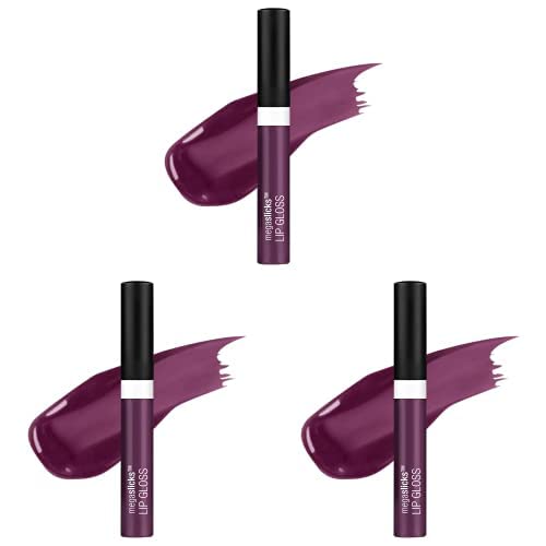 Wet n Wild MegaSlicks Lip Gloss Purple That's My Jam Pack of 3