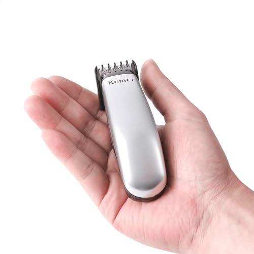KEMEI Mini Hair Trimmer - Portable Precision Clipper for Men