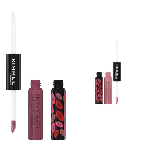Rimmel Provocalips 16hr Kiss-Proof Lip Color Bundle - 2 Pack