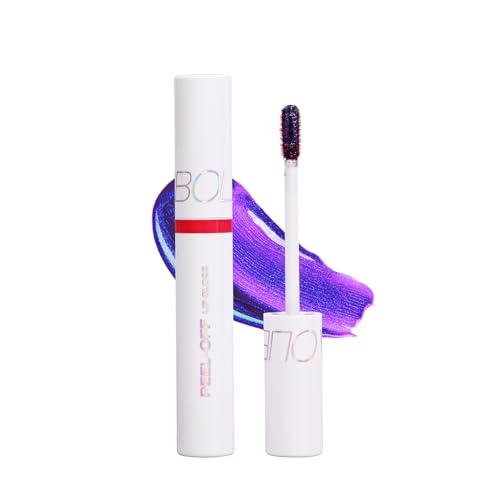 Peel Off Lip Stain-Matte Lip Tint, Long Lasting & Waterproof Tattoo Lip Color, Transfer-Proof, Smudge-Proof, Highly Pigmented Peelable Lip Color for Women