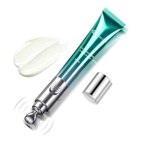 PORCOPE Eye Cream for Dark Circles and Puffiness, Anti-Aging and Fine Lines, with Electric Massage Head to Massage and Moisturize the Eye Area (0.7 fl oz/20g)