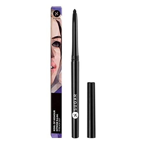 SUGAR Cosmetics Kohl Of Honour Intense Kajal 01 Black Out (Black), 0.25gm