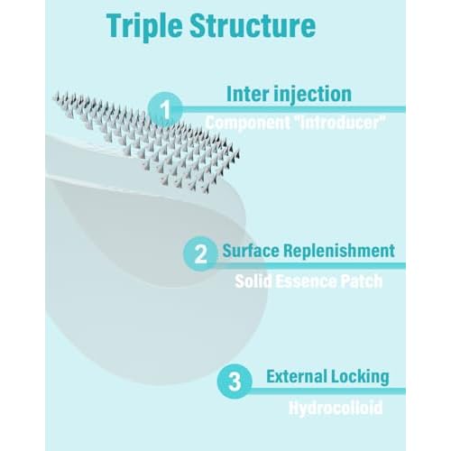 Microdart Acne Patch (72 Patches) - Hyaluronate, Salicylic Acid, Vitamin C, Microdart Pimple Patch for Deep, Early Stage and Hidden Pimples (72 Count (Pack of 1))