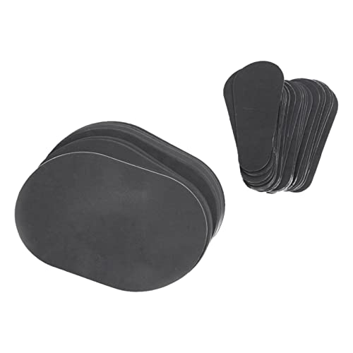 80pcs Refill Pads for Hair Remover Buffer, 2 Sizes Remove the Hair on the Body For Leg, Bikini, Facial, Armpit Hair Remover£»Manual Hair Removal and Exfoliation Replaceable Fine Sandpaper