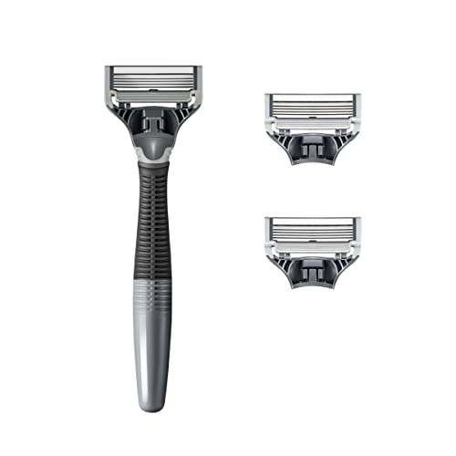 Harry's Razor Blades Refills - Razors for Men - 10 count & Shaving Razors for Men includes 3 Razor Blade Refills (Charcoal)