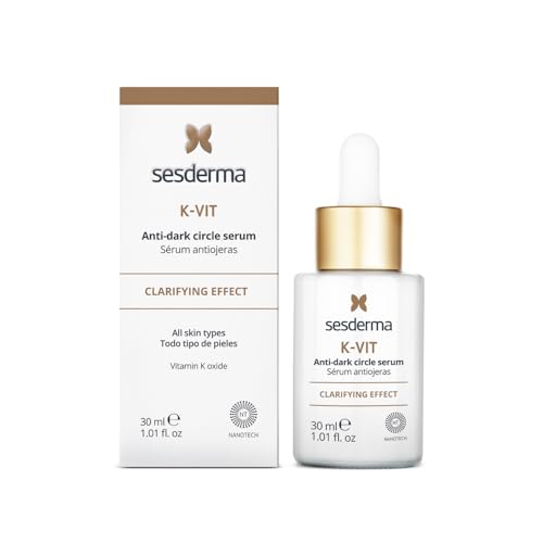Sesderma K-VIT Facial Anti-Dark Circle Serum, Revitalizing Eye Serum for Dark Circles & Signs of Aging, Gentle Formula with Vitamin K, 1.0 fl oz