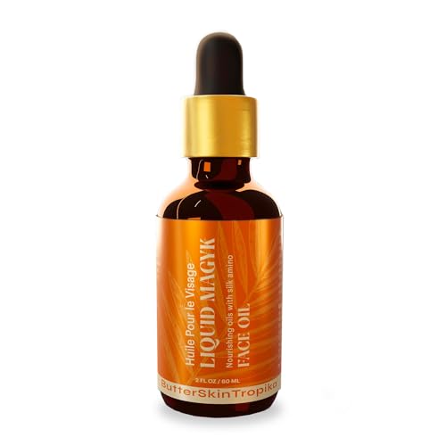 Liquid Magyk Face Oil Hydrating Facial Oil Serum with Silk Amino, Fats, Antioxidants Carotenoids, Lycopene and Vitamins E, C & A