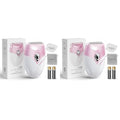 TOUCHBeauty Upgrade Electric Shaver for Women, Razor Cordless for Silky & Smooth Skin, Wet/Dry, Best for Travel (Pink) (Pack of 2)