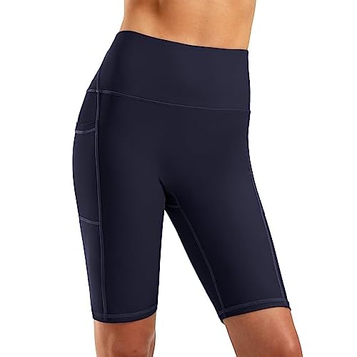 G Gradual Women's 9" High Waisted Swim Board Shorts Tummy Control Swimsuit Bottoms for Women with Liner Pockets