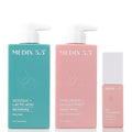 Medix 5.5 Glycolic Acid Exfoliating Body Wash + Hyaluronic Acid Hydrating Body Treatment Cream + 3% Hyaluronic Acid Hydrating Serum Set