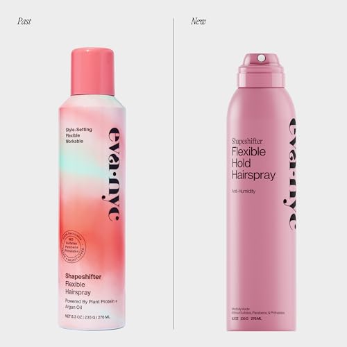 Eva NYC Long Lasting Flexible Hold Hairspray - Non-Sticky + Anti-Humidity - Infused with Vitamin E for a Glossy Finish - All Day Hair Style Protection - Easy Re-Styling - Lavender Scent - 8.3 oz