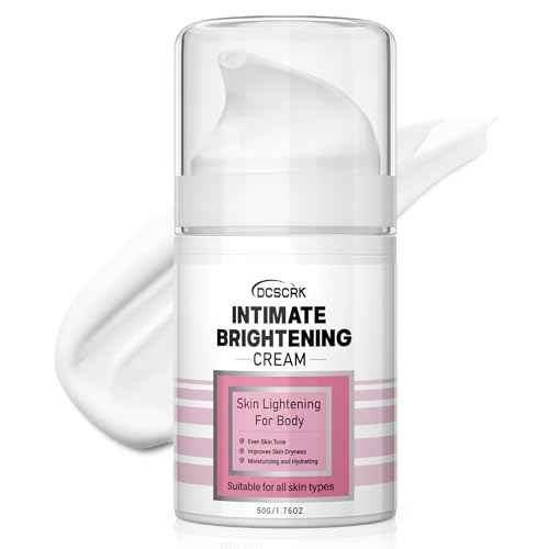 Skin Lightening Cream for Intimate Area Dark Spot Remover Skin Whitening Cream for Sensitive Part Underarms, Inner Thighs, Bikini Line, Knees and Elbows Bleaching Body Cream (1.76 Fl Oz)