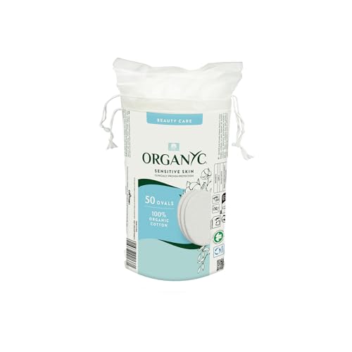 Organyc Organic Cotton Pads, 50 Count - Sensitive Skin