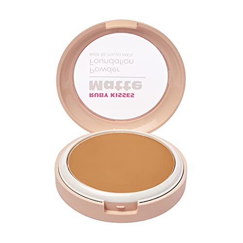 Ruby Kisses Matte Powder Foundation, 8 Shades, Full Coverage