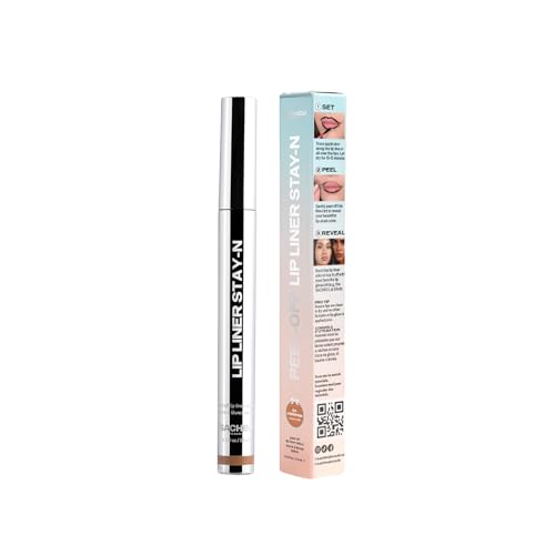 Sacheu Lip Liner Tattoo, Peel Off, Long Lasting, nOOHde, Infused with Hyaluronic Acid & Vitamin E