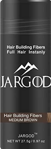 Hair Building Fibers for Thinning Hair Completely Conceals Hair Loss Fuller Looking Hair - Hair Thickener & Topper for Women & Men 27.5g (0.97 Ounce (Pack f 1), Medium Brown)