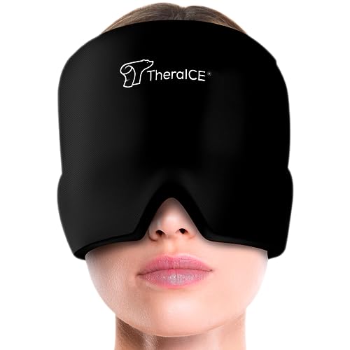 TheraICE Migraine Relief Cap - Cooling Gel Head Wrap Ice Pack