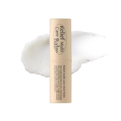 LU'PIUM Relief Multi Care Stick Balm ? Vegan Moisturizing & Soothing Balm with Cica, Ceramide & 99% Natural Oils for Dry or Sensitive Skin