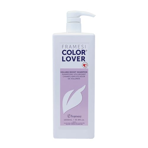 Framesi Color Lover Volume Boost Shampoo, Sulfate Free Shampoo with Quinoa and Aloe Vera, Color Treated Hair