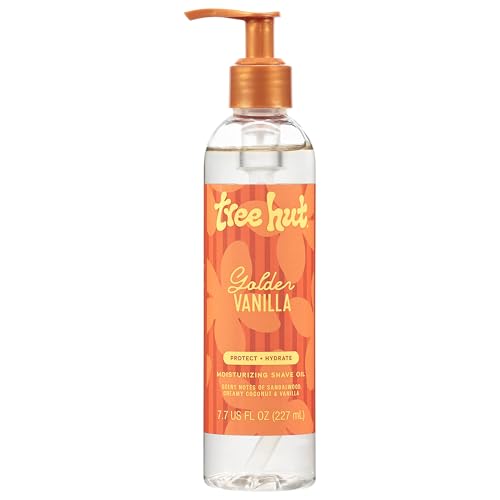 Tree Hut Moisturizing Shave Oil with Vanilla & Coconut – 7.7 oz
