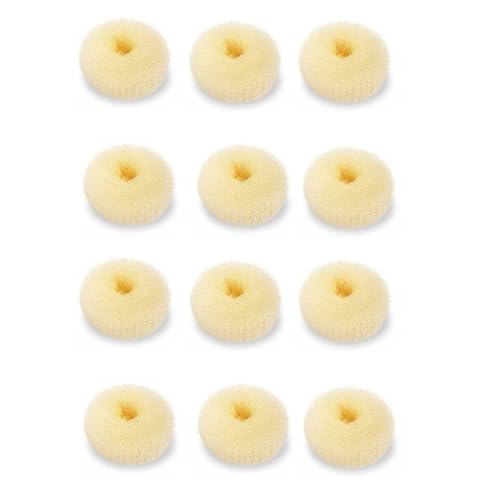 Hair Bun Maker Set 12 Pcs Donut Tool for Kids Girls Women
