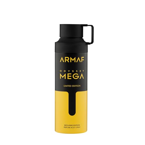 Armaf Odyssey Mega Body Spray for Men, 6.8 oz