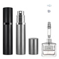 LTBL Black & Gray 5ml Refillable Perfume Atomizer - Portable Travel Spray