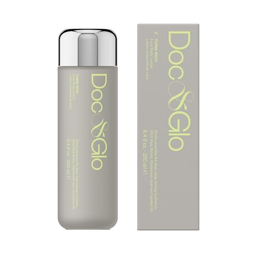 Doc & Glo Think Rich Luxe Body Lotion, Fragrance Free, 8.4 Fl Oz