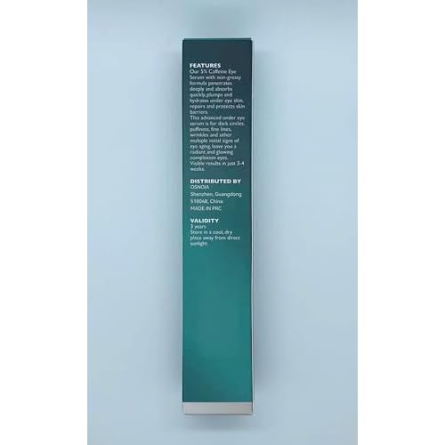 Under Eye Cream for Dark Circles & Puffiness?Anti-Aging Eye Serum with Caffeine, Retinol, Peptides & Hyaluronic Acid