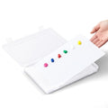 Nuanchu Airtight Stay Wet Palette Set with Tempered Glass Palette