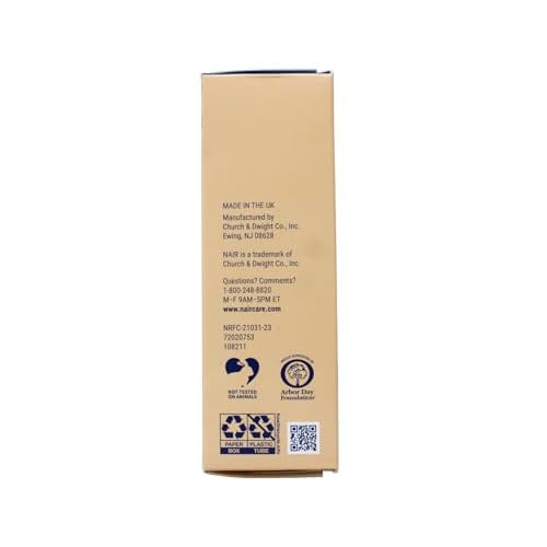 Nair Hair Removal Cream for Face with Special Moisturizers, 2-Ounce Bottles (Pack of 4)