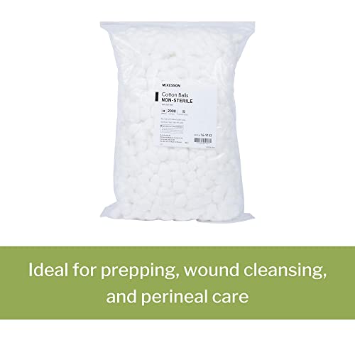 McKesson Cotton Balls 2000 Count 100% Pure