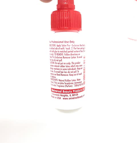 Salon Pro White Hair Bonding Glue - Super Bond 1 Oz (Pack of 3)