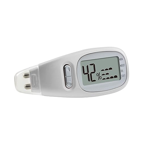 Portable Skin Moisture & Oil Analyzer with Backlit Display