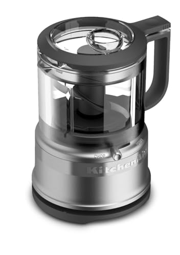 KitchenAid KFC3516CU 3.5 Cup Food Chopper, Contour Silver