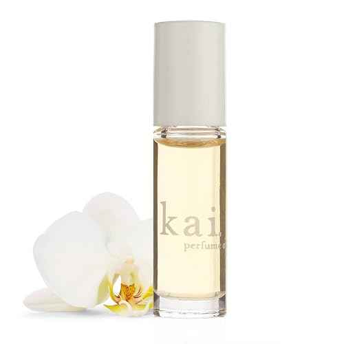kai perfume oil ? a fresh, beautiful, light gardenia scent wrapped in white exotics, 1/8 oz perfume roll-on | long lasting, serene, vegan, clean and inspired by memories of Hawaiian vacations