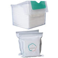 XICHEN 100 pcs Disposable Towel for Washing Face Cotton Pads Cosmetic Cotton 50pcs/ Box of Add 50 Replacement Refill Can be Wet and Dry