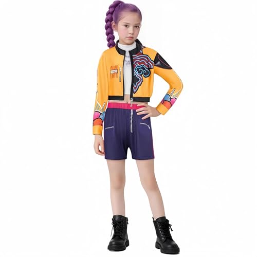Rumi Costume for Kids - Girls Kpop Halloween Cosplay 3-4Y