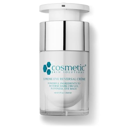 Supreme Eye Reversal Cr?me ? Anti Aging Eye Cream for Dark Circles, Puffiness, and Fine Lines ? Peptide-Infused Hydrating Formula with Caffeine, Green Tea, and Hyaluronic Acid ? 0.5 fl oz