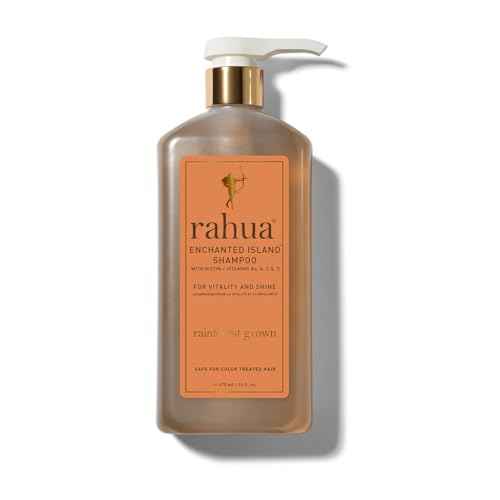 Rahua Enchanted Island Shampoo, Vegan, Sulfate Free Nourishing Shampoo with Biotin, For All Hair Types, Supports Healthy Growth and Shine, Coconut Guava Scent, Hair Care for Men and Women, 16 Fl Oz
