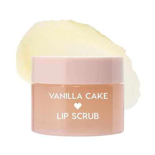 ColourPop Fresh Kiss Exfoliating Lip Scrub - Nourishing Lip Exfoliator to Gently Buff & Soften Skin - Enriched with Cocoa & Shea Butter to Lock in Moisture - Vanilla Cake (0.37 oz)