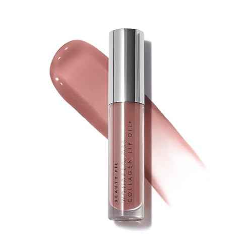 Beauty Pie Wondergloss Collagen Lip Oil + Nude?Nectar 0.13?fl?oz ? Hydrating, Plumping, Non?Sticky Lip Oil Gloss Hybrid with Collagen AC Micro?Vectors & Cherry Hibiscus Oils