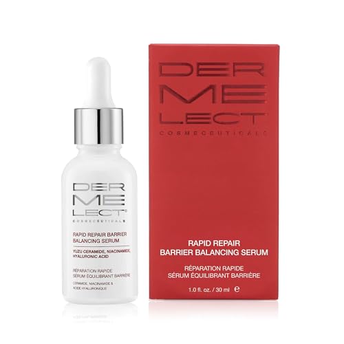 Dermelect Cosmeceuticals Rapid Repair Barrier Balancing Serum ? Super-Hydrating Treatment with Niacinamide, Hyaluronic Acid, Prebiotics, & Antioxidants for Smooth, Radiant Skin 1.0 oz
