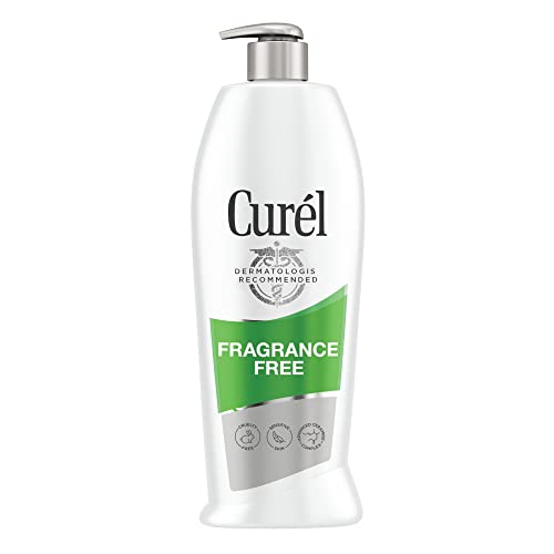 Curel Fragrance Free Comforting Body Lotion, Unscented Dry Skin Moisturizer for Sensitive Skin & Ultra Healing Lotion, Hand and Body Moisturizer for Extra Dry Skin