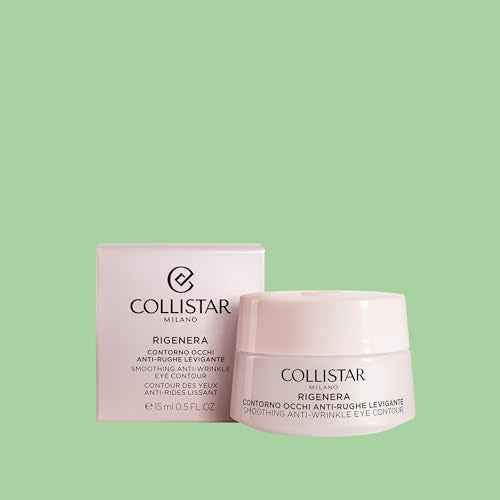 Collistar Rigenera Smoothing Anti Wrinkle Eye Contour 15 ml, 0.5 Fl Oz Made in Italy [italian import]